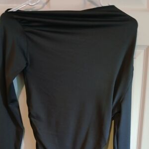 Classic Black Long Sleeve Women's Top